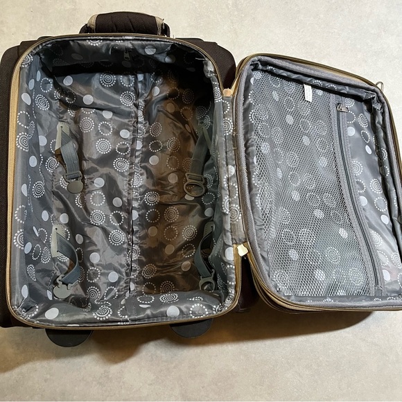 Rockland Polo Equipment Varsity Softside Upright Carry-On | Brown | 18" - Picture 9 of 11